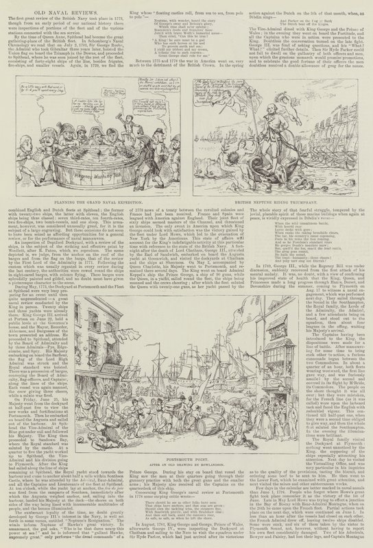 Viejas revisiones navales de Thomas Rowlandson