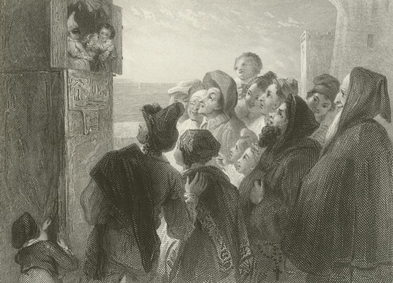 Punch en Nápoles de Thomas Uwins