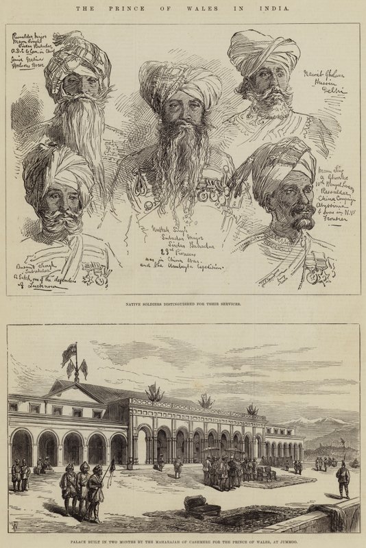 El Príncipe de Gales en India de Thomas W. Wood