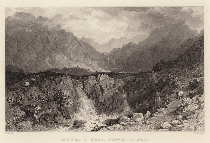 Cabeza de Mardale, Westmorland de Thomas (after) Allom