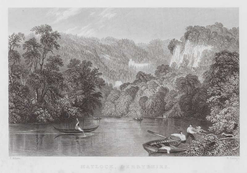 Matlock, Derbyshire de Thomas (after) Allom