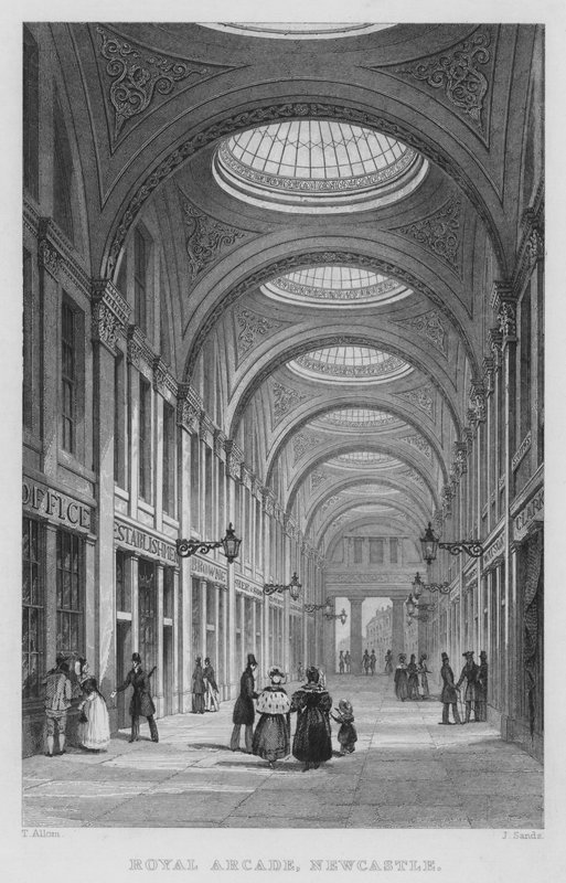 Galería Real, Newcastle de Thomas (after) Allom