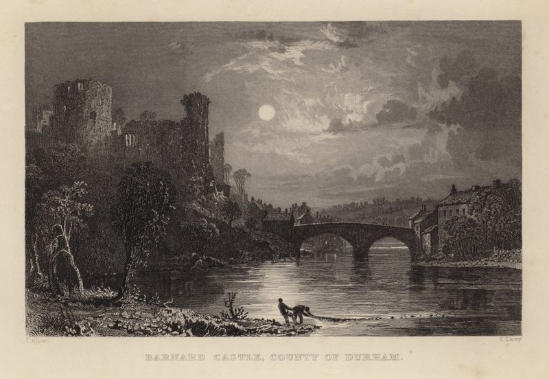 Castillo de Barnard de Thomas Allom