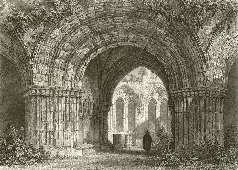 Sala capitular, Abadía de Furness de Thomas Allom