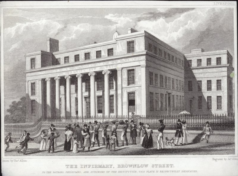 Infirmario de Liverpool, Brownlow Street de Thomas Allom