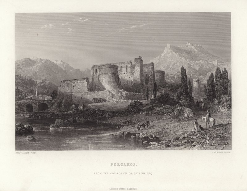 Pérgamo, Turquía de Thomas Allom