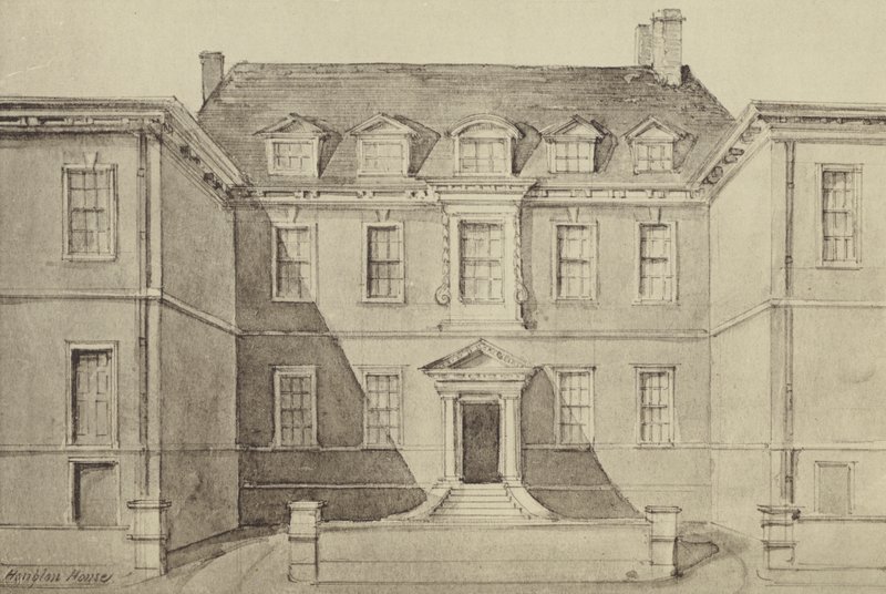 Casa de Sir John Houblon de Thomas Colman (after) Dibdin