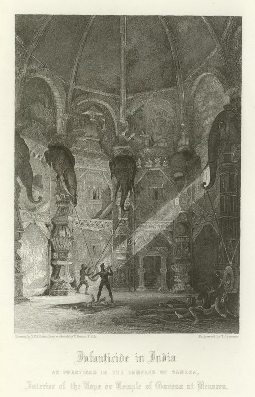 Infanticidio en India de Thomas Colman Dibdin