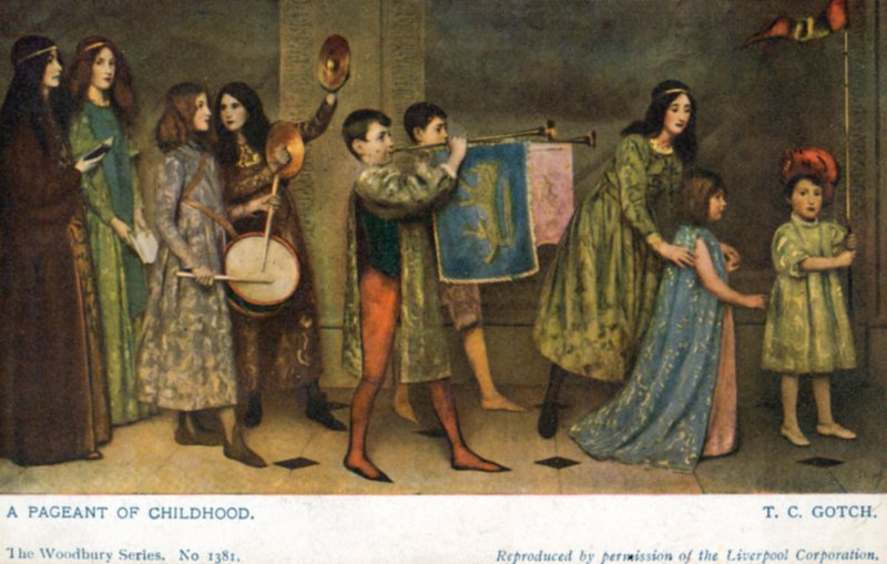 Un Desfile de la Infancia de Thomas Cooper Gotch