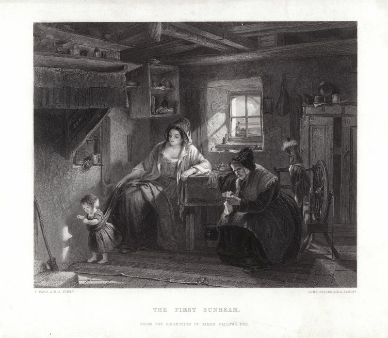 El primer rayo de sol de Thomas Faed