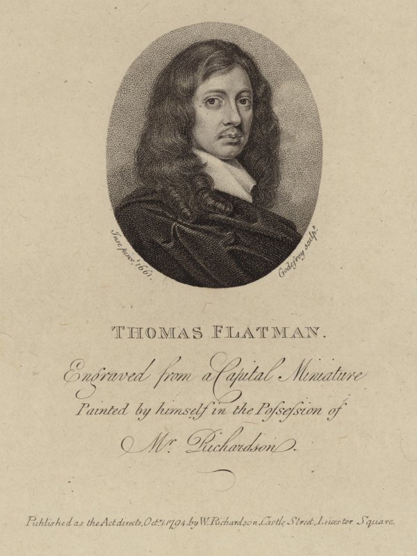 Retrato de Thomas Flatman de Thomas Flatman