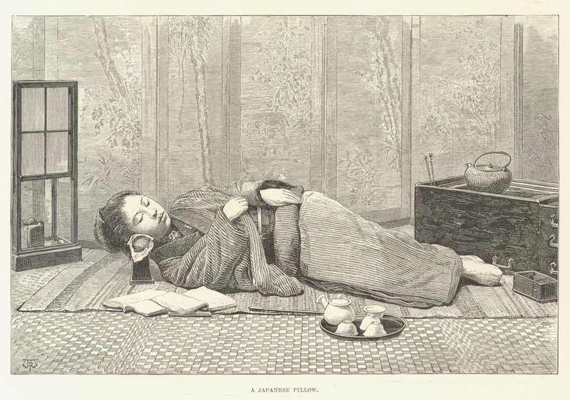 Una almohada japonesa de Thomas Harrington Wilson