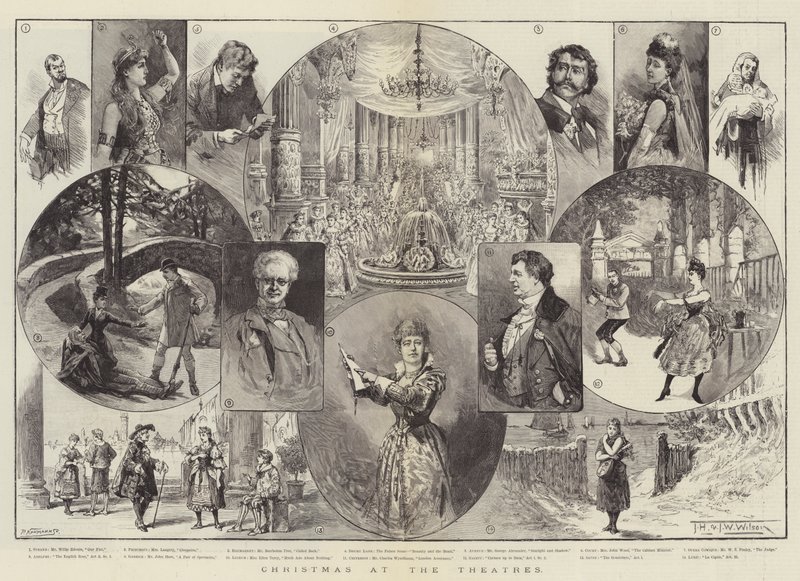 Navidad en los teatros de Thomas Harrington Wilson