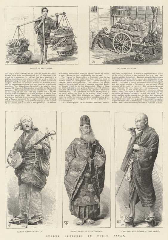 Bocetos callejeros en Tokio, Japón de Thomas Harrington Wilson