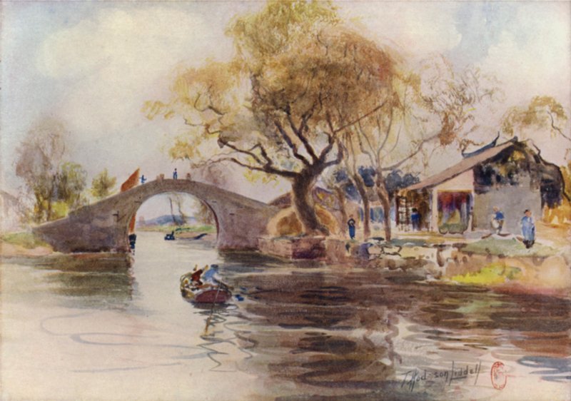 Cerca de Mutu, sobre Soochow de Thomas Hodgson Liddell