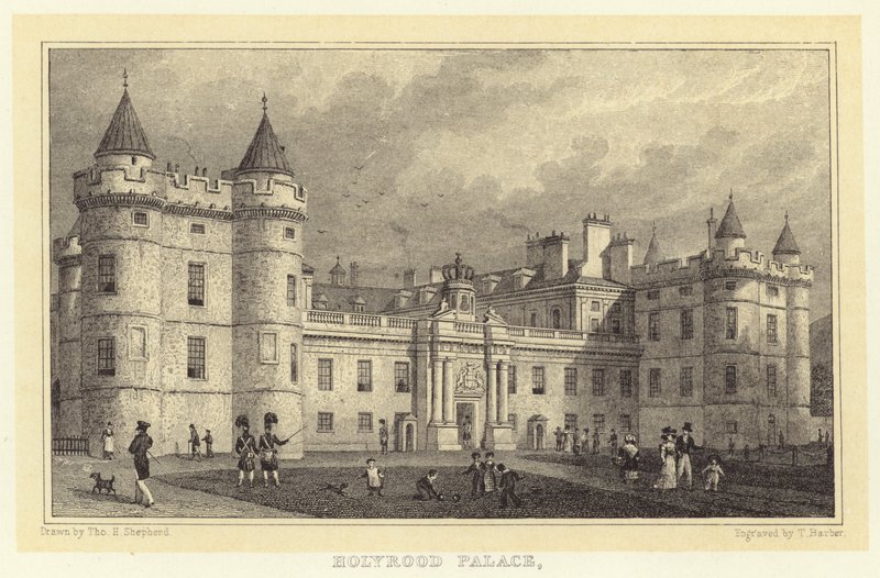 Palacio de Holyrood de Thomas Hosmer (after) Shepherd