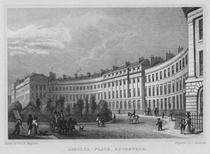Ainslie Place, Edimburgo de Thomas Hosmer Shepherd