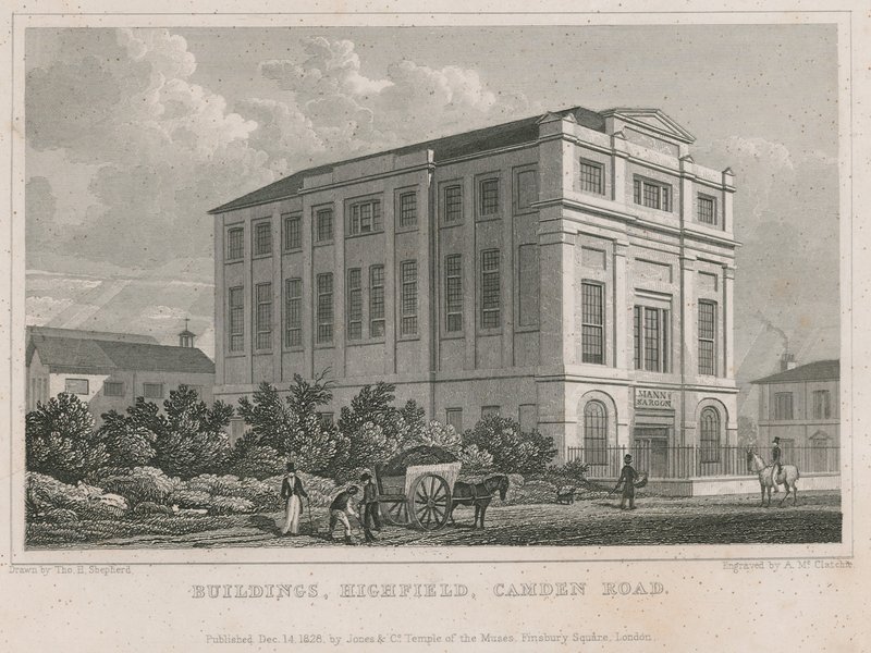 Edificios en Highfield en Camden Road de Thomas Hosmer Shepherd