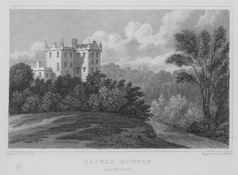Castillo Huntly, Perthshire de Thomas Hosmer Shepherd