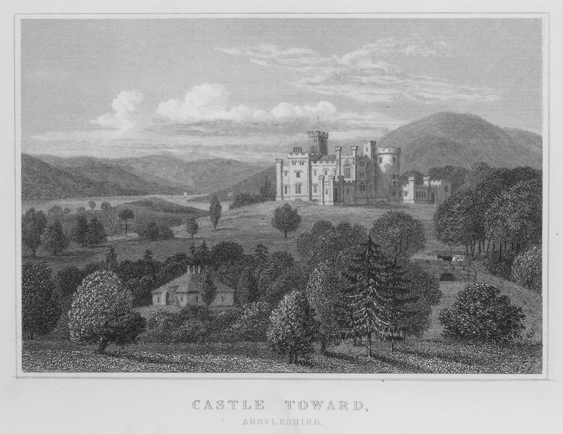 Castillo Toward, Argyleshire de Thomas Hosmer Shepherd
