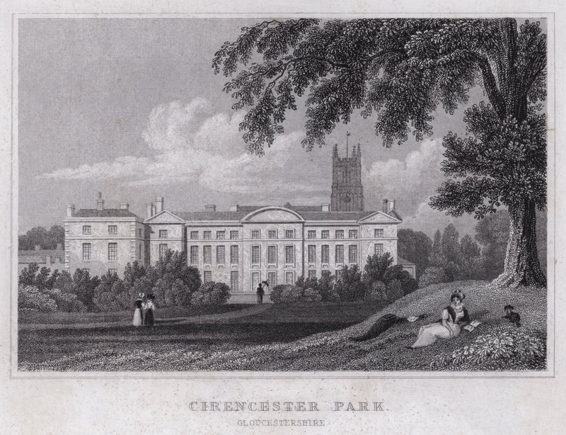 Parque Cirencester, Gloucestershire de Thomas Hosmer Shepherd