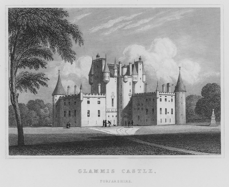 Glammis Castle, Forfarshire de Thomas Hosmer Shepherd