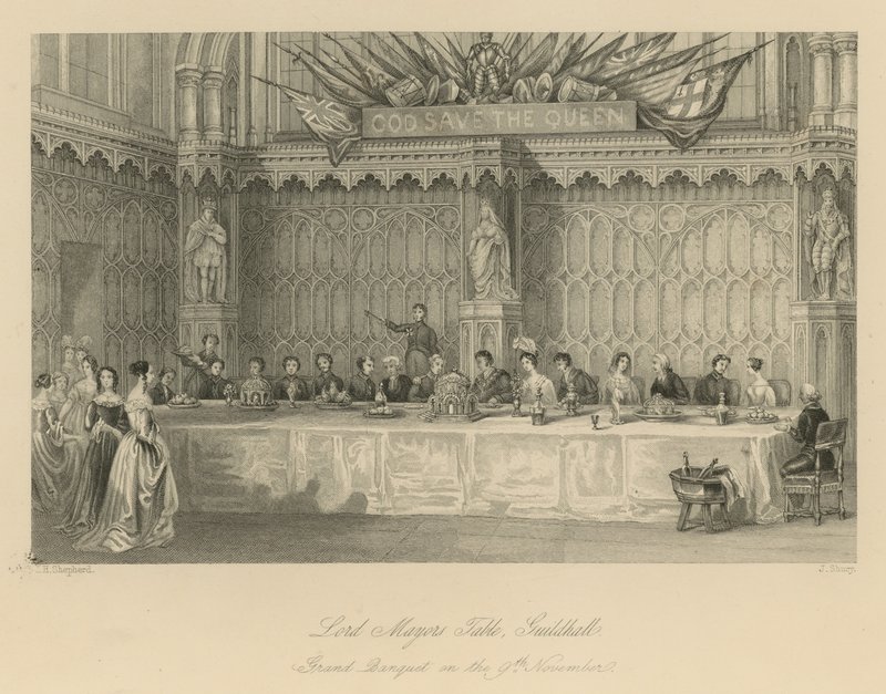 Mesa del Alcalde, Guildhall de Thomas Hosmer Shepherd