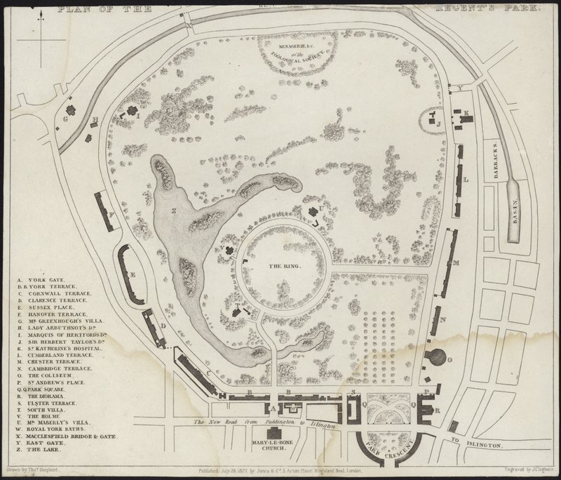 Mapa de Regent