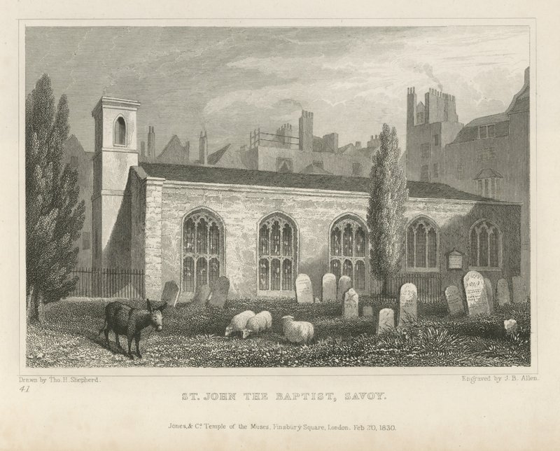 San Juan Bautista, Saboya de Thomas Hosmer Shepherd