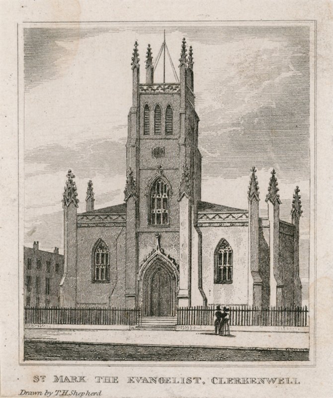 Iglesia de San Marcos, Clerkenwell de Thomas Hosmer Shepherd