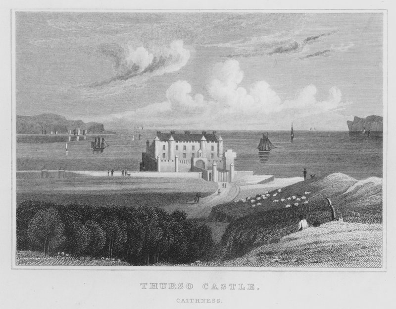 Castillo Thurso, Caithness de Thomas Hosmer Shepherd