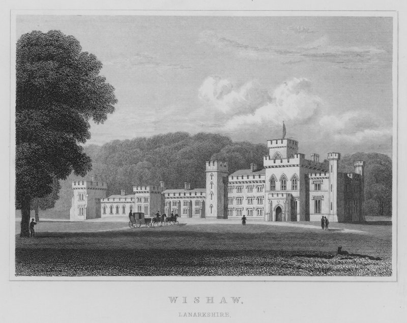 Wishaw, Lanarkshire (grabado) de Thomas Hosmer Shepherd