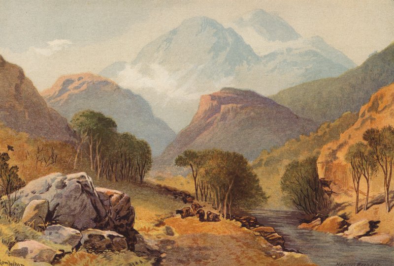 Escocia, Benvenue (litografia en color) de Thomas Leeson the Elder Rowbotham