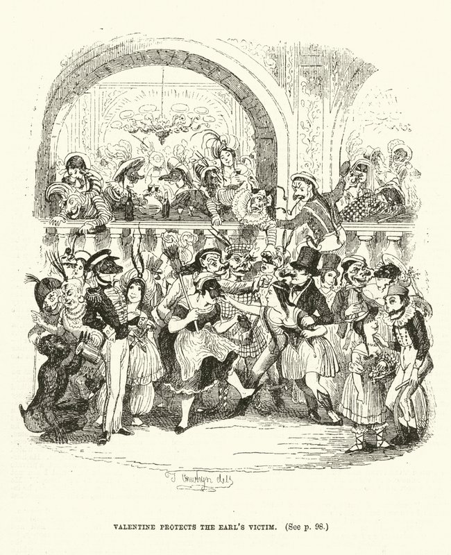 Ilustración para Valentine Vox de Thomas Onwhyn