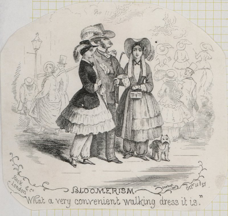 Moda femenina victoriana: bombachos de Thomas Onwhyn