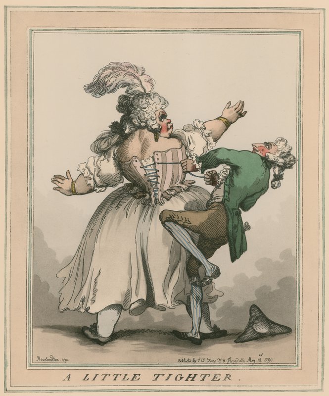 Un poco más apretado de Thomas Rowlandson