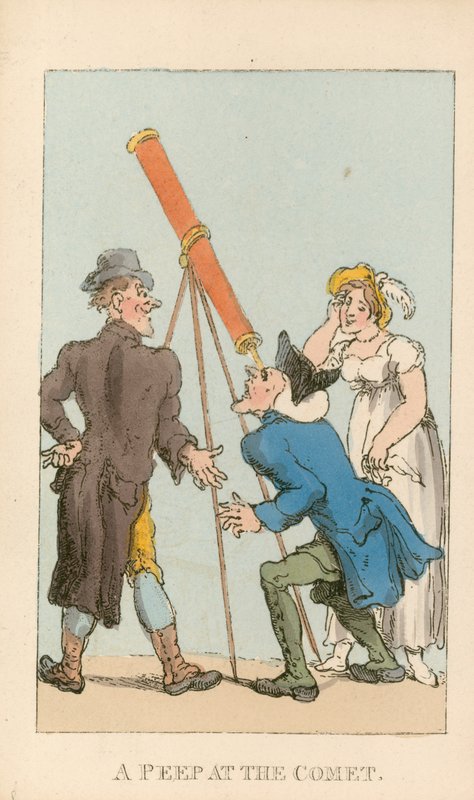 Mirada al cometa de Thomas Rowlandson