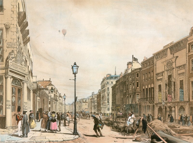 Piccadilly mirando hacia la Ciudad de Thomas Shotter Boys