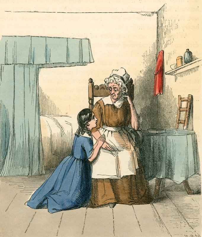 Rezando a su abuela de Thomas Webster