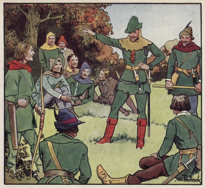 Robin Hood y sus alegres compañeros de Trelleek