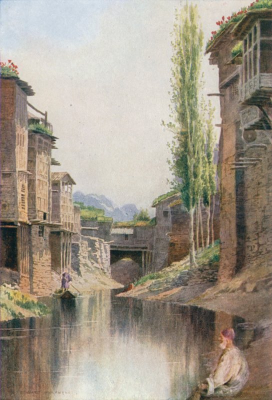 En el canal Mar, Srinagar de Unbekannt Unbekannt