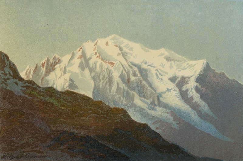 Mont Blanc desde el Col de Balm de Unbekannt Unbekannt