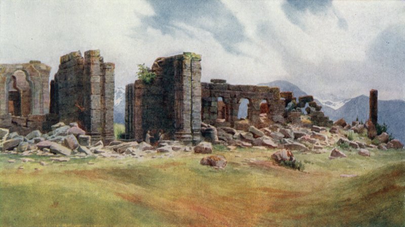 Puerta en Ruinas de Martand de Unbekannt Unbekannt