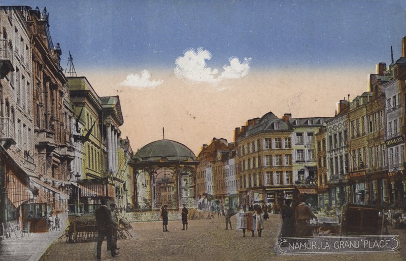 Namur, Grand Place (foto a color) de Juste Lisch