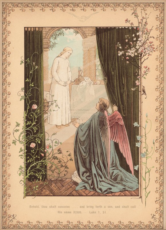 La Anunciación de Victor Paul Mohn