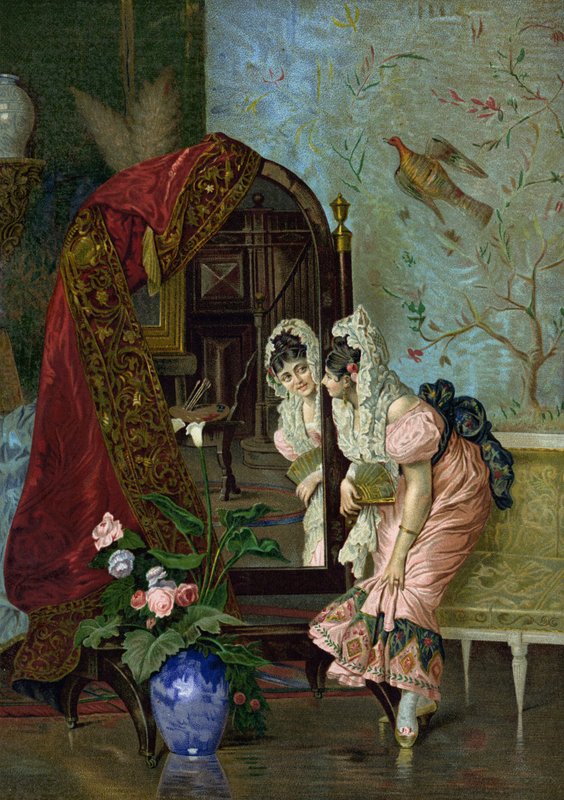 Coquetería de Vincente Gonzalez Palmaroli
