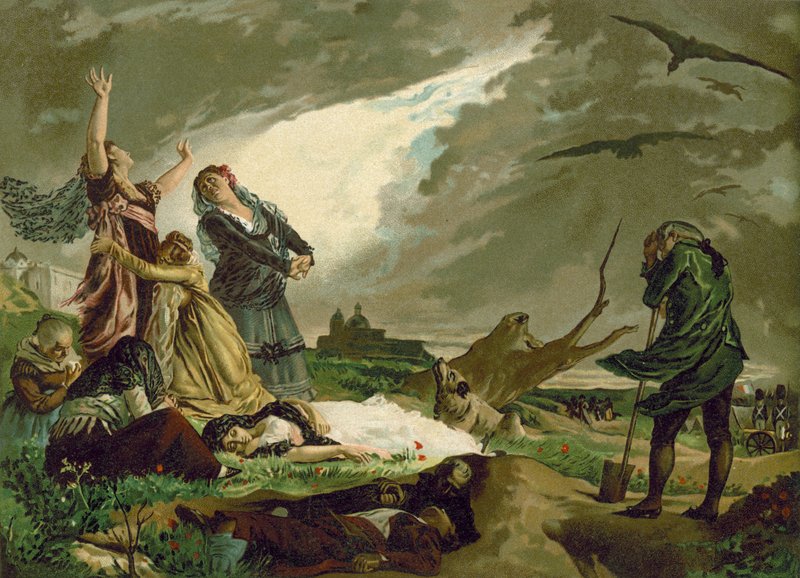 El 3 de Mayo de 1808 de Vincente Gonzalez Palmaroli