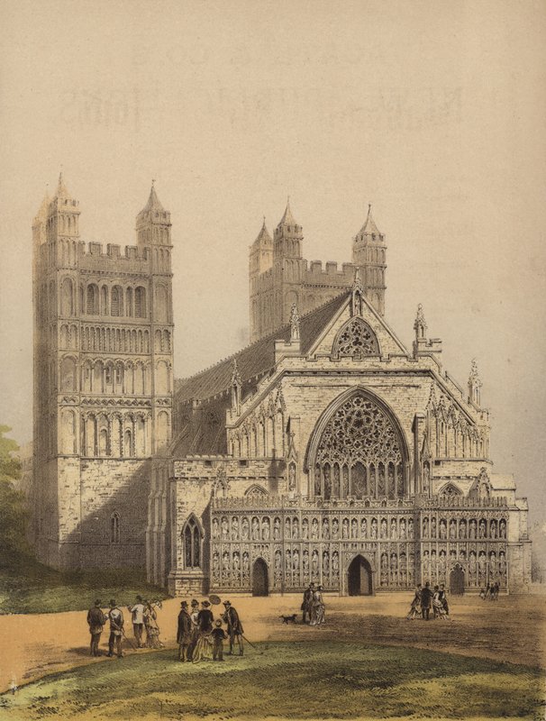 Catedral de Exeter, Devon de W.L. Walton