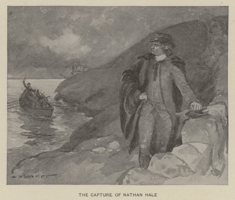 La captura de Nathan Hale de W. P. Snyder