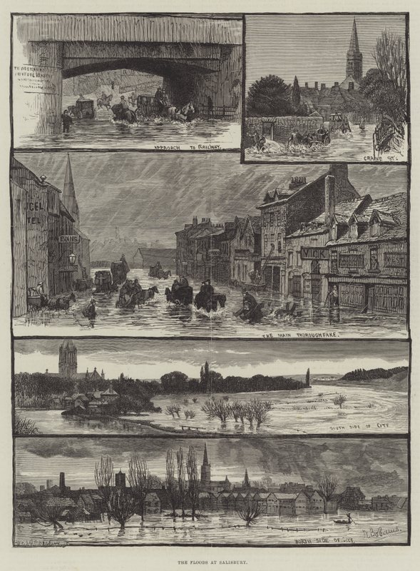Las inundaciones en Salisbury de Walter Bothams